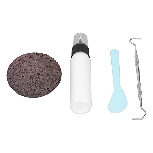 HEEPDD Picking Stone Toy Interessantes DIY Entspannter Relief Rock Kit für Zappelnde Menschen, für Freunde Familie, Metalplastic/7,5 Cm/1 Set (Weißer Latex) von HEEPDD