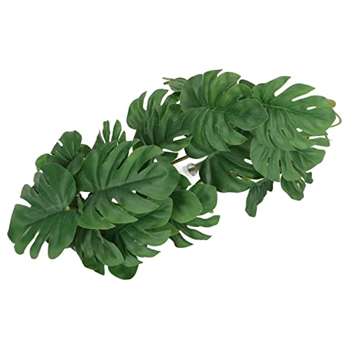 Künstliche Pflanzenblätter für Terrarium, Dschungelreben mit Saugnapf, Aquarium Dekoration Künstliche Pflanzenblätter für Terrarium, Dschungelreben mit Saugnapf, Aquarium Dekoration von HEEPDD