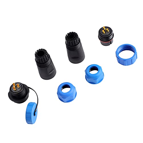 HEEPDD SP21 IP68 2/3/4/5/7/9/9/12Pin wasserdichte Luftfahrtstopfen - Ausgezeichnete wasserdichte Leistung für Außenlampen (3Pin) von HEEPDD