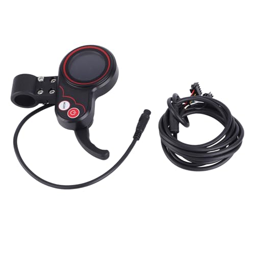 HEEPDD Scooter Display Panel Hochqualität Daumengashebel mit Display 3 Stufen von Hintergrundbeleuchtungsgeschwindigkeitsbegrenzungseinstellungen Idealer Ersatz für Elektro -Roller -Besitzer (60 V) von HEEPDD