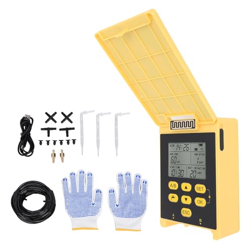 HEEPDD Solar Dual -Pumpen -Wasserveranstaltung, Automatisches Bewässerungssystem mit Intelligentem Timing -Regensensor, 2000mAh Batterie 9,8 -Fuß -Sprühbereich für Garten Rasen HEEPDD Solar Dual -Pumpen -Wasserveranstaltung, Automatisches Bewässerungssystem mit Intelligentem Timing -Regensensor, 2000mAh Batterie 9,8 -Fuß -Sprühbereich für Garten Rasen von HEEPDD