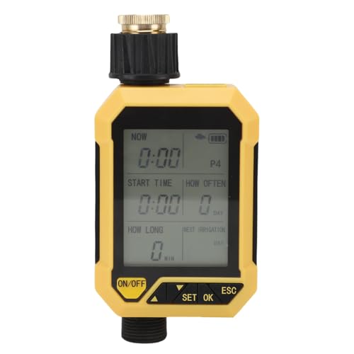 HEEPDD Sprinkler -Timer für Outdoor, Programmierbare Sprinkler -Wasser -Timer -Gartenschlauch mit Regenverzögerungshandbuch 4 Benutzerdefinierte Zeitpläne Yard Rasen Bewässerung von HEEPDD