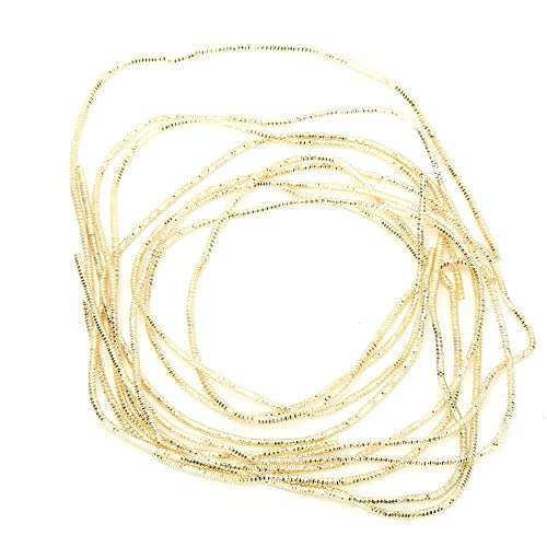 HEEPDD Stickfaden, Stickschnur -Draht 1,5 Mm Kupferdraht Zum Nähen des Nähens DIY Soft Flexible Gloss mit Eleganten Farben Professionell oder Heimgebrauch (GOLD) von HEEPDD