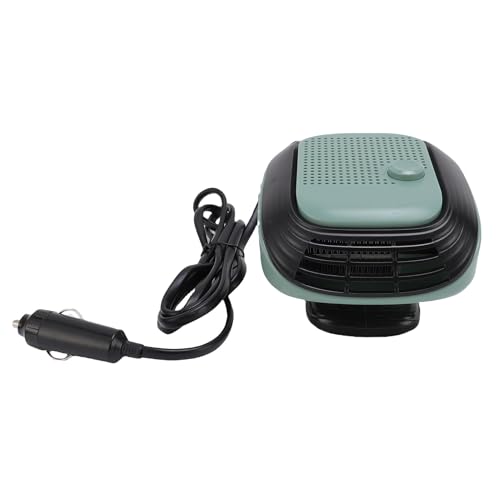 HEEPDD Tragbare Autoheizung, 360 -Grad -Rotation, Schnell Aufgetaut und Defogs Windschutzscheibe für das Winterfahren (GREEN) von HEEPDD