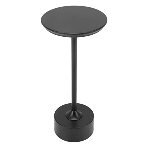 HEEPDD USB C Wiederaufladbare Kabellose Tischlampe, 3 Helligkeitsstufen, Tragbare LED-Nachttischlampe aus Metall (BLACK) von HEEPDD