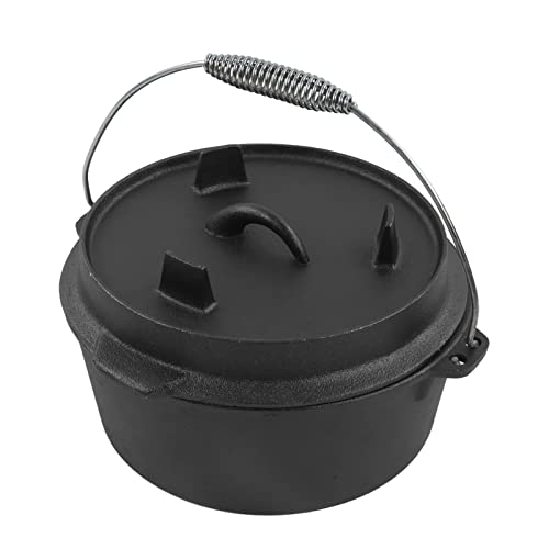Holländischer Ofen Camping, Holländischer Ofen Kochen Gleichmäßig Leicht Zu Bewegen Kochen Outdoor Camping Thermometer (31CM) von HEEPDD