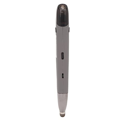 Kabellose Maus mit Spracheingabe Stift Pocket Pen Maus High Easy Click 1600 DPI für Computer (Grau) von HEEPDD