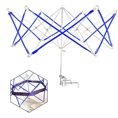 Knäuelwickler Regenschirm Swift Garn Wolle Schnur Ball Winding Halter Maschine Picks Stricken Garn Ball Winder Hand betrieben Strick Wickler Werkzeug Metall Hank Garn SwiftKnäuelwickler von HEEPDD