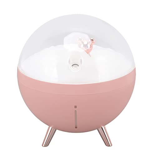 Luftbefeuchter, Mini Nebel Vaporizer ABS Zwei Sprühmodi Timing Power Off Funktion mit USB-Kabel für Kinder (Rosa) von HEEPDD
