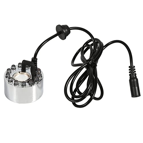 Ultraschall-Luftbefeuchter mit 12-Farben-LED, 24V Mini, USB-Betrieb, für Haus, Schlafzimmer, Babyzimmer, Aromatherapie von HEEPDD