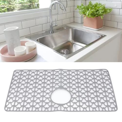 Spritzschutz für Küchenspüle, Silikon-Spülbeckenmatte für Wasserhahn, Abtropfmatte für Küchenspüle, Wasserhahngriff, Tropfenfänger, Ablagematte, Schutz für Küchenspüle, 65 X 35 von HEEPDD
