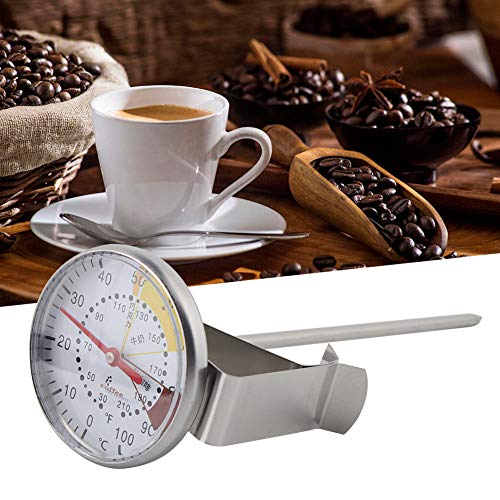 Thermometer mit Sonde für Lebensmittel, Fleisch, Milch, Kaffee, präzise Temperaturanzeige aus Edelstahl Thermometer mit Sonde für Lebensmittel, Fleisch, Milch, Kaffee, präzise Temperaturanzeige aus Edelstahl von HEEPDD