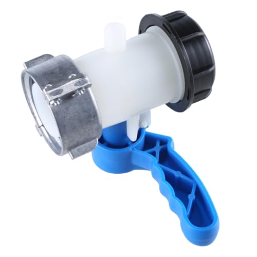 1000L Wassertanks Absperrklappenschalter DN40 62 mm Grobgewinde Tanks Adapter Wasserhahn Rohrverbinder Ablaufadapter von HEEZOU