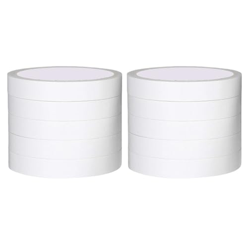 10meter Mehrzweck Doppelseitiges Klebeband 10 Rollen Hochleistungs Montageband Für Kunsthandwerks Büro Heimdekoration Weißes Papier Doppelseitigseitig 10meter Mehrzweck Doppelseitiges Klebeband 10 Rollen Hochleistungs Montageband Für Kunsthandwerks Büro Heimdekoration Weißes Papier Doppelseitigseitig von HEEZOU
