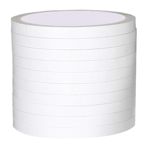 10meter Mehrzweck Doppelseitiges Klebeband 10 Rollen Hochleistungs Montageband Für Kunsthandwerks Büro Heimdekoration Weißes Papier Doppelseitigseitig 10meter Mehrzweck Doppelseitiges Klebeband 10 Rollen Hochleistungs Montageband Für Kunsthandwerks Büro Heimdekoration Weißes Papier Doppelseitigseitig von HEEZOU