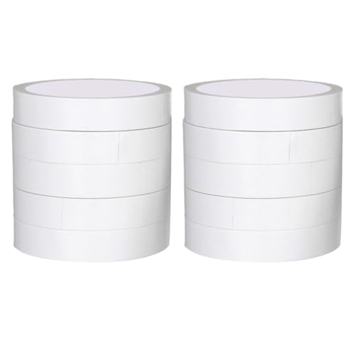 10meter Mehrzweck Doppelseitiges Klebeband 10 Rollen Hochleistungs Montageband Für Kunsthandwerks Büro Heimdekoration Weißes Papier Doppelseitigseitig 10meter Mehrzweck Doppelseitiges Klebeband 10 Rollen Hochleistungs Montageband Für Kunsthandwerks Büro Heimdekoration Weißes Papier Doppelseitigseitig von HEEZOU