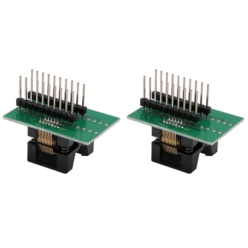 2 Stück SSOP20 auf DIP20 Programmieradapter Buchse 0,65 mm Abstände 4,4 mm Breite Einfach zu bedienende Testbuchse für Chip 2 Stück SSOP20 auf DIP20 Programmieradapter Buchse 0,65 mm Abstände 4,4 mm Breite Einfach zu bedienende Testbuchse für Chip von HEEZOU