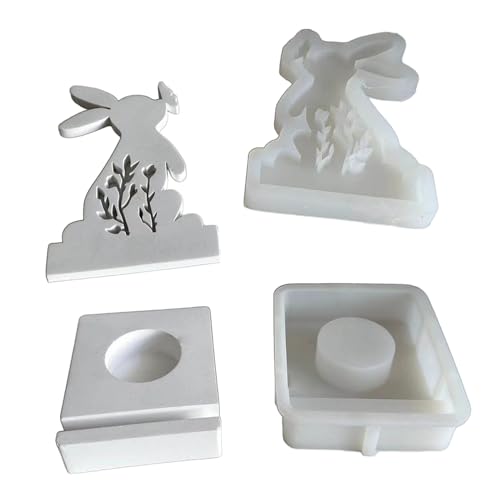 3D-Halter Silikonform Ostern Gießharz Kerzenständer Epoxidformen Tischdekoration von HEEZOU