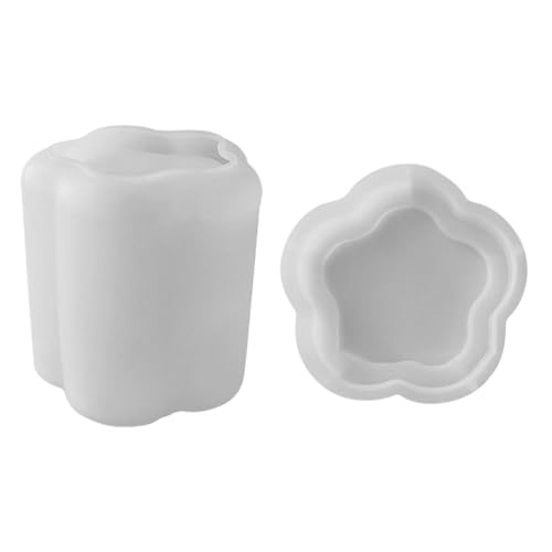 Aufbewahrungsbox Silikonform Blumenform Schmuckkästchen Epoxidharz Formen Gipsglas Heimdekoration von HEEZOU