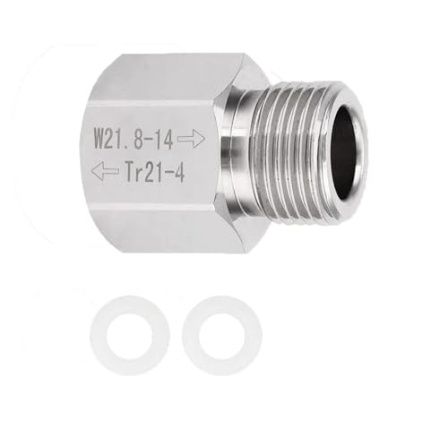 CO2 Inflation Connector Bottle Adapter Thread CO2 Adapter CO2 Converts TR21-4 to W21.8 Metal Texture CO2 Inflation Connector Bottle Adapter Thread CO2 Adapter CO2 Converts TR21-4 to W21.8 Metal Texture von HEEZOU