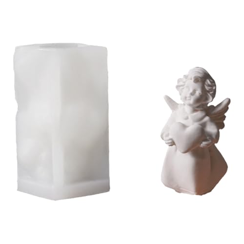 HEEZOU Engelsstatue Silikonkerzenform Mehrzweck Silikone Schimmel Für Epoxidharz Handgefertigte Kerzenseife Home Dekoration Handwerk Silikonform HEEZOU Engelsstatue Silikonkerzenform Mehrzweck Silikone Schimmel Für Epoxidharz Handgefertigte Kerzenseife Home Dekoration Handwerk Silikonform von HEEZOU