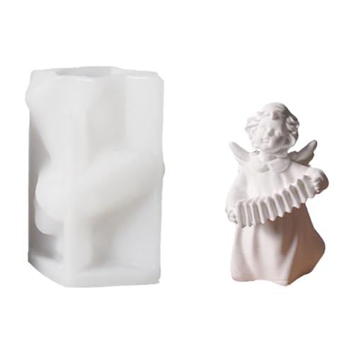 HEEZOU Engelsstatue Silikonkerzenform Mehrzweck Silikone Schimmel Für Epoxidharz Handgefertigte Kerzenseife Home Dekoration Handwerk Silikonform HEEZOU Engelsstatue Silikonkerzenform Mehrzweck Silikone Schimmel Für Epoxidharz Handgefertigte Kerzenseife Home Dekoration Handwerk Silikonform von HEEZOU
