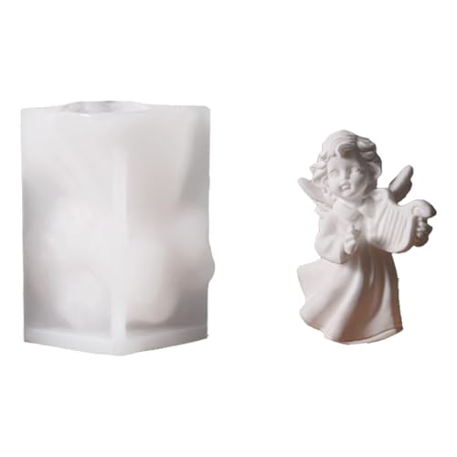 HEEZOU Engelsstatue Silikonkerzenform Mehrzweck Silikone Schimmel Für Epoxidharz Handgefertigte Kerzenseife Home Dekoration Handwerk Silikonform HEEZOU Engelsstatue Silikonkerzenform Mehrzweck Silikone Schimmel Für Epoxidharz Handgefertigte Kerzenseife Home Dekoration Handwerk Silikonform von HEEZOU