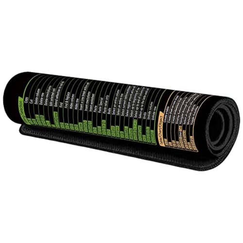 HEEZOU 400x900x3mm Large Keyboard Maus Pad Mit Word Verknüpfung Für Die Verwendung Und Spielen Von Bürosoftware Mit Wasserdicht von HEEZOU