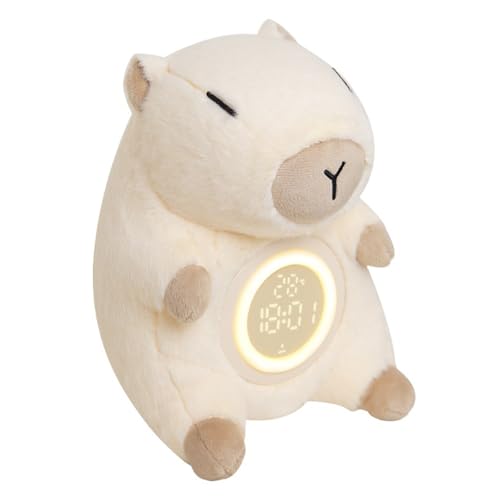 HEEZOU Capybaras Wecker Nachtlampe USB wiederaufladbar Polyester Tierlicht Touch-Bedienung mit einstellbarem Licht und Timer HEEZOU Capybaras Wecker Nachtlampe USB wiederaufladbar Polyester Tierlicht Touch-Bedienung mit einstellbarem Licht und Timer von HEEZOU