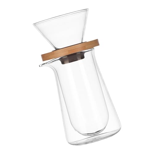 HEEZOU Doppel Wandglas Kaffeemaschine Set Einschließlich Genauer Manueller Dripperfilter Und Carafe Für Exzellente Brauereiserlebnisse Isoliertes Hand Tropfende Kaffeebrauen Set HEEZOU Doppel Wandglas Kaffeemaschine Set Einschließlich Genauer Manueller Dripperfilter Und Carafe Für Exzellente Brauereiserlebnisse Isoliertes Hand Tropfende Kaffeebrauen Set von HEEZOU