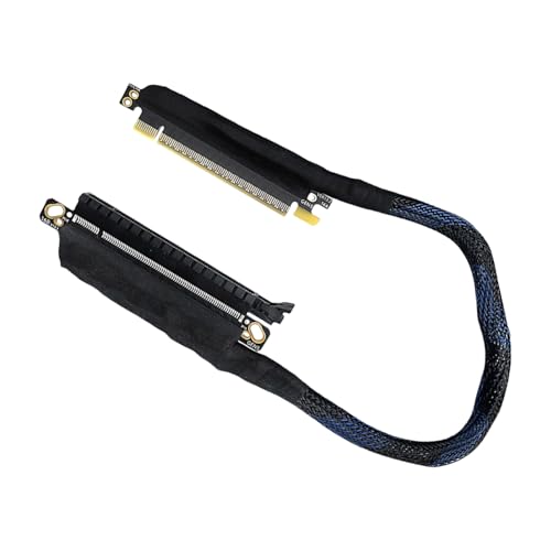 HEEZOU Fortschrittliches PCIe5.0 X16 GPU-Verlängerungskabel mit 180-Grad-Rotationsgeflechtschlauch und geringer Signaldämpfung HEEZOU Fortschrittliches PCIe5.0 X16 GPU-Verlängerungskabel mit 180-Grad-Rotationsgeflechtschlauch und geringer Signaldämpfung von HEEZOU