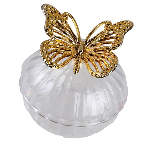 HEEZOU Leckerli-Schüssel mit mehreren Fächern und Schmetterling-Verzierungen für Hochzeitsgeschenke von HEEZOU
