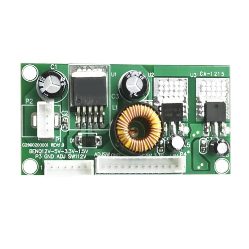 HEEZOU Spannungsreglerplatine für Elektronik wandelt 12 V in niedrigere Spannungen mit Präzision um von HEEZOU