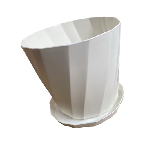 HEEZOU Weiß Atmungsmaschbare Pflanzenbehälter Desktop Ornament Pflanzentöpfe Handwerk Dekoration Pflanzer Landschaft Handwerk von HEEZOU