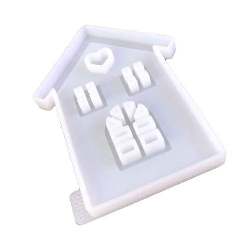 Hausform Halter Form Haus Kerzenständer Formen für Halter Gips Ornament Heimdekoration Hausform Halter Form Haus Kerzenständer Formen für Halter Gips Ornament Heimdekoration von HEEZOU