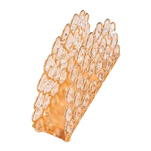 Moderner goldener Kristall-Serviettenhalter, freistehend, Papierhandtuchständer, eleganter Taschentuchständer für Wohnzimmer oder Badezimmer von HEEZOU