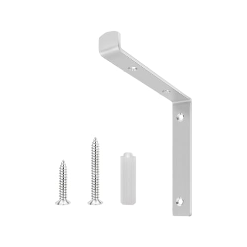 Unsichtbare 90 Grad Eckregalhalterungen Nicht Erosion Metall Für Schwimmende Möbel Badezimmer Wand Installation Rostbezogene Wandhalterung von HEEZOU