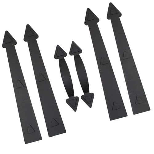 Verstellbare Garagentor Magnethardware Set 4 Scharner 2 Griffe Easy Installation Dekorative Tür Hardware Für Häusliche Schwarze Magnetscharniere Verstellbare Garagentor Magnethardware Set 4 Scharner 2 Griffe Easy Installation Dekorative Tür Hardware Für Häusliche Schwarze Magnetscharniere von HEEZOU