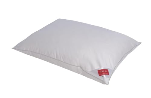 HEFEL Deluxe Down Kopfkissen, 3-Kammer-Kissen, für Allergiker geeignet, Responsible Down Standard (RDS), Härtegrad- Medium (40 x 80 cm) von HEFEL