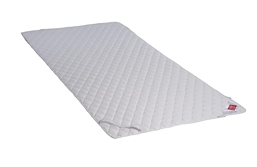 HEFEL Softbausch 95 Unterbett mit Eckgummibänder Matratzenauflage Matratzenschoner 300 g/m² 120 x 200 cm von Hefel