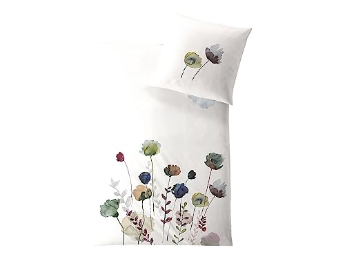 Hefel Trend- Tencel Edelsatin Bettwäsche Set Amsterdam Kollektion Pure Luxury Unterseite- Elfenbein (155x220 cm + 40x80 cm) von Hefel