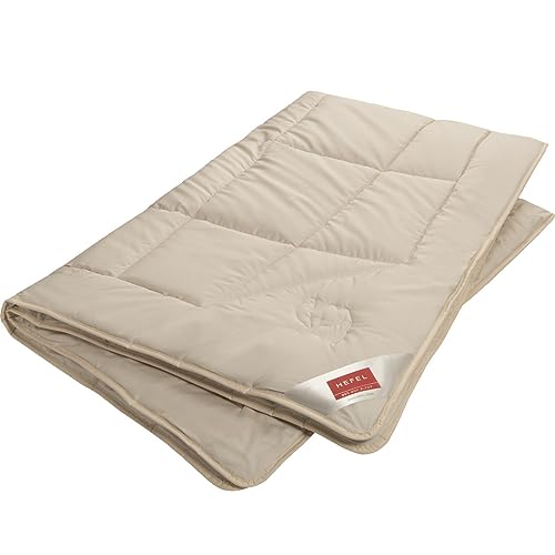 Hefel Pure Camel Ganzjahres Bettdecke, 100% Camelhaar (155 cm x 220 cm) von HEFEL