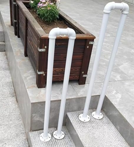 HEFJIAYCIQ Außenhandlauf Aus Schmiedeeisernem Rohr in U-Form, 35–100 Cm Rutschfester Handlauf Für Innentreppen, Ideal Für Veranden, Lofts, Terrassen, Hotels, Innenbereiche,Weiß,40cm/1.3ft HEFJIAYCIQ Außenhandlauf Aus Schmiedeeisernem Rohr in U-Form, 35–100 Cm Rutschfester Handlauf Für Innentreppen, Ideal Für Veranden, Lofts, Terrassen, Hotels, Innenbereiche,Weiß,40cm/1.3ft von HEFJIAYCIQ