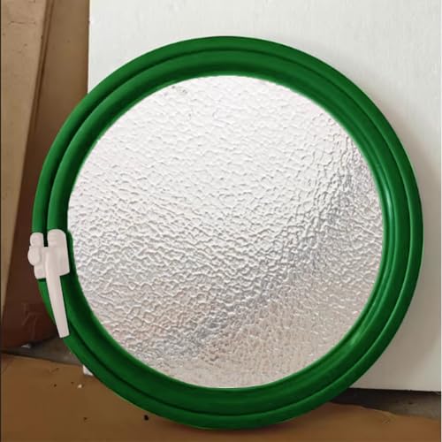 HEFJIAYCIQ Drehbares Rundfenster Aus Aluminiumlegierung, Gehärtetes Glas Wanddekor Bullauge Fenster Mit Griff, Küche Home Decor Flügelfenster,Green 2,45cm/17.7in HEFJIAYCIQ Drehbares Rundfenster Aus Aluminiumlegierung, Gehärtetes Glas Wanddekor Bullauge Fenster Mit Griff, Küche Home Decor Flügelfenster,Green 2,45cm/17.7in von HEFJIAYCIQ