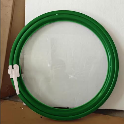 HEFJIAYCIQ Drehbares Rundfenster Aus Aluminiumlegierung, Gehärtetes Glas Wanddekor Bullauge Fenster Mit Griff, Küche Home Decor Flügelfenster,Green 3,40cm/15.7in HEFJIAYCIQ Drehbares Rundfenster Aus Aluminiumlegierung, Gehärtetes Glas Wanddekor Bullauge Fenster Mit Griff, Küche Home Decor Flügelfenster,Green 3,40cm/15.7in von HEFJIAYCIQ