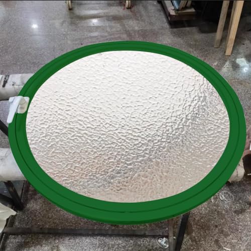 HEFJIAYCIQ Flush Mount Rundes Drehbares Flügelfenster, Aluminium-Legierung Gehärtetes Glas Schuppen-Fenster, Für Badezimmer, Schlafzimmer, Küche, Haus,Green 2,55cm/21.6in HEFJIAYCIQ Flush Mount Rundes Drehbares Flügelfenster, Aluminium-Legierung Gehärtetes Glas Schuppen-Fenster, Für Badezimmer, Schlafzimmer, Küche, Haus,Green 2,55cm/21.6in von HEFJIAYCIQ