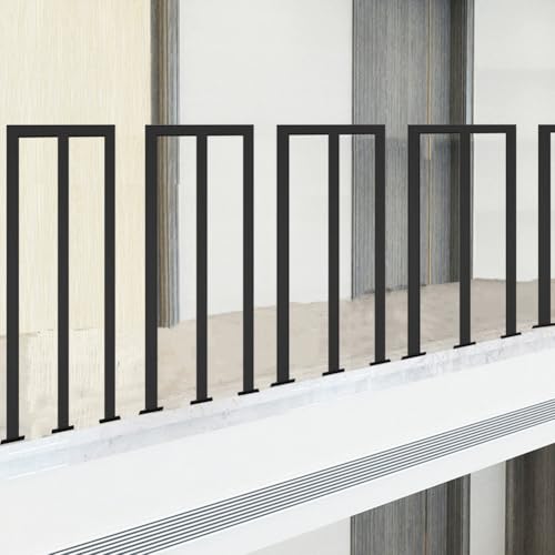 HEFJIAYCIQ Geländerstäbe Für Außenterrassen, 35–100 Cm Schmiedeeisernes Geländerstabsystem, Für Lofts, Veranden Und Balkone Im Innenbereich,Schwarz,40cm/1.3ft HEFJIAYCIQ Geländerstäbe Für Außenterrassen, 35–100 Cm Schmiedeeisernes Geländerstabsystem, Für Lofts, Veranden Und Balkone Im Innenbereich,Schwarz,40cm/1.3ft von HEFJIAYCIQ