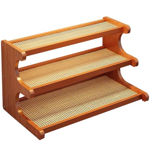 HEFJIAYCIQ Organizer Für Kaffeetassen in Korboptik, Displayhalter Für Bambus-Kaffeebar-Zubehör Für Die Arbeitsplatte, Gewürzregal Für Die Küchenarbeitsplatte,3 tier brown,50x19x31cm HEFJIAYCIQ Organizer Für Kaffeetassen in Korboptik, Displayhalter Für Bambus-Kaffeebar-Zubehör Für Die Arbeitsplatte, Gewürzregal Für Die Küchenarbeitsplatte,3 tier brown,50x19x31cm von HEFJIAYCIQ