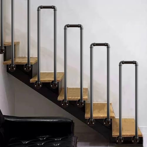 HEFJIAYCIQ Seitlich Montierte Treppengeländerstäbe, Treppengeländerpfosten Für Den Innen- Und Außenbereich Mit Montagesatz, Für Beton- Oder Holzstufen Und Säulen,Schwarz,50cm/1.6ft HEFJIAYCIQ Seitlich Montierte Treppengeländerstäbe, Treppengeländerpfosten Für Den Innen- Und Außenbereich Mit Montagesatz, Für Beton- Oder Holzstufen Und Säulen,Schwarz,50cm/1.6ft von HEFJIAYCIQ