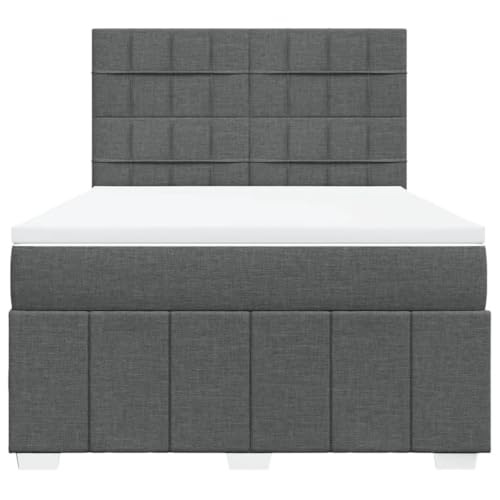 Boxspringbett mit Matratze Dunkelgrau 140x190 cm Stoff Jugendbett Bettgestell Bed Frame Bettrahmen für Schlafzimmer Herberge Wohnbereich Gästezimmer Boxspringbett mit Matratze Dunkelgrau 140x190 cm Stoff Jugendbett Bettgestell Bed Frame Bettrahmen für Schlafzimmer Herberge Wohnbereich Gästezimmer von HEFZGDB